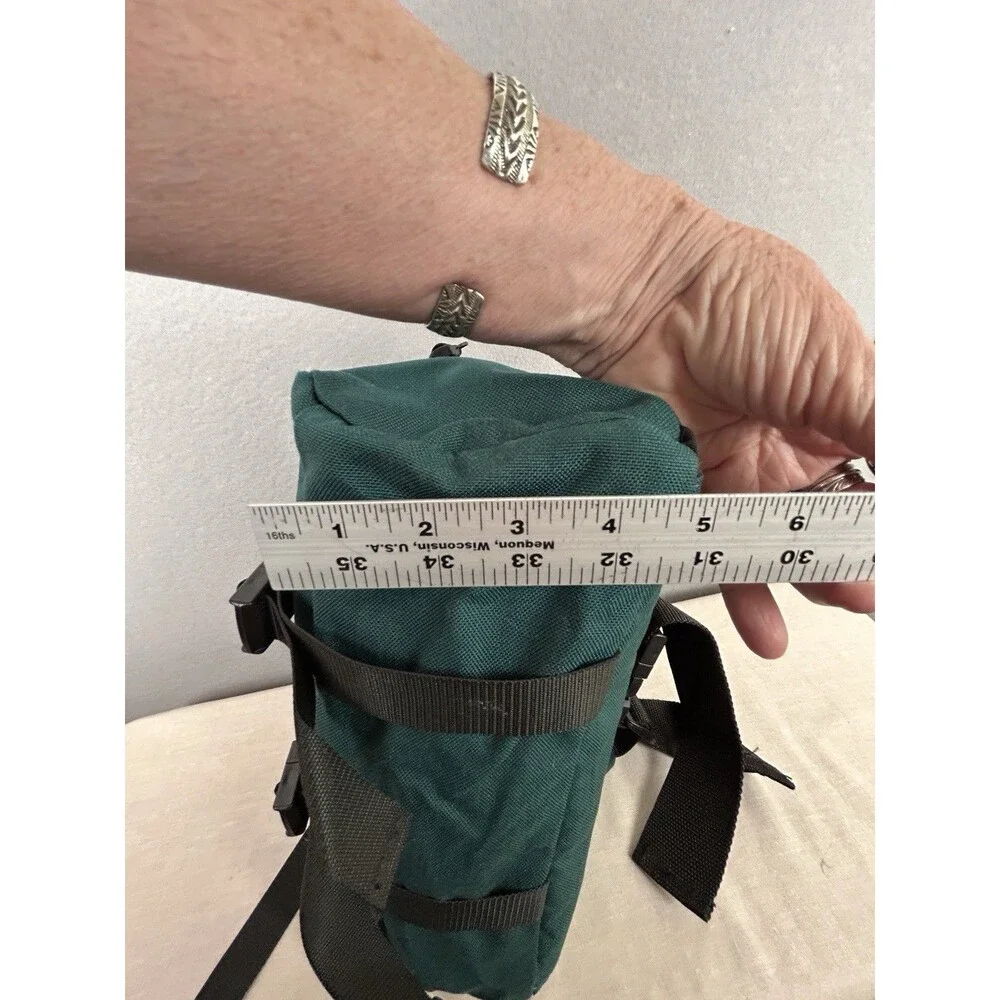 Vintage L.L. Bean 90s 3-Way Waist Bag Katahdin Logo Green outdoors hiking travel